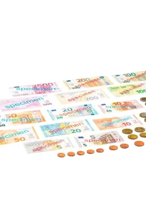 Wissner - Speelgeld euromunten en bankbiljetten - 44 stuks Beperkte Voorraad