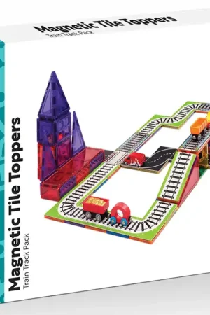 Learn And Grow - Magnetisch constructiespeelgoed Toppers Trein - 36 stuks Fabrieksprijs