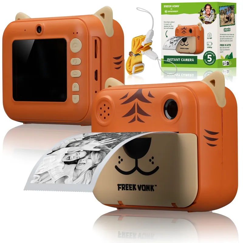 Freek Vonk - Instant Camera met ingebouwde zwart/wit printer - Bresser Populair