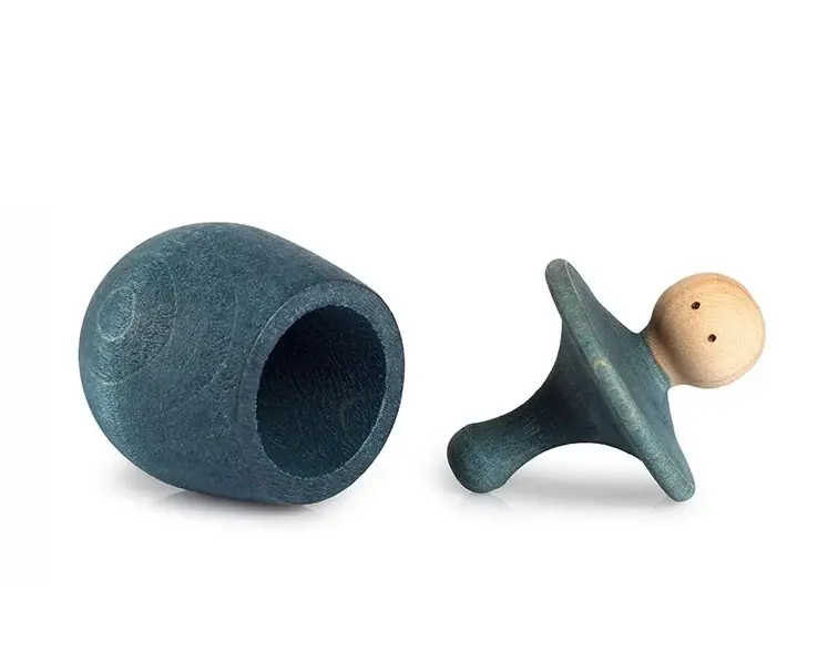 Direct Beschikbaar Grapat - Little Things, Houten Wensdoosje Blauw - Grapat