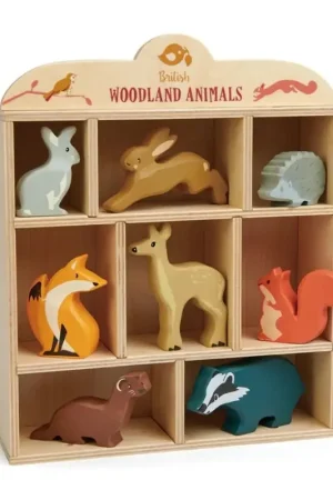 Set houten bosdieren in doos - Tender Leaf Voordeelprijs