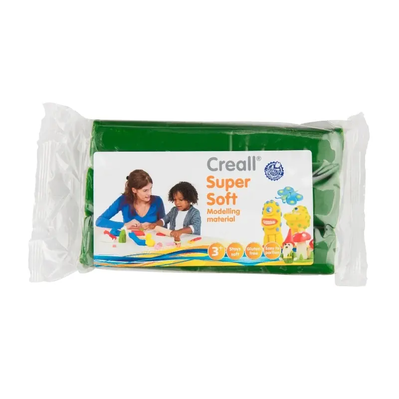 Bestel Nu Creall - Supersoft klei blok (groen, 500 gram)