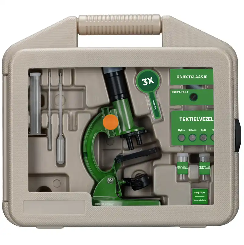 Koopje Freek Vonk - Microscoop met accessoires (48-delig) - Bresser
