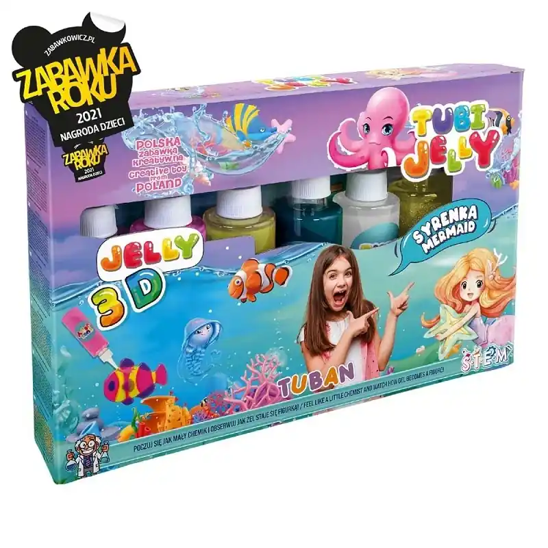 Tuban - Tubi jelly set 6 kleuren zeemeermin Must-Have