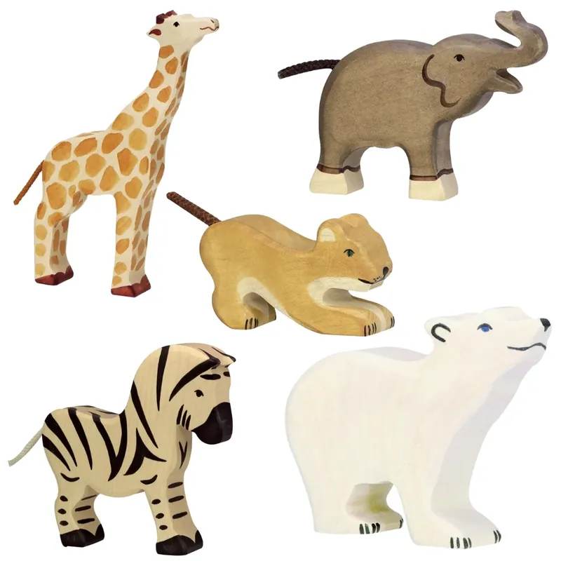 Rechtstreeks Van De Fabrikant Voordeelset Holztiger Wilde Dieren set 3