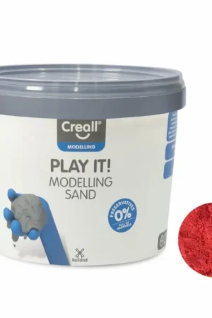 creall - magisch zand rood - 750 gram Uitverkoop