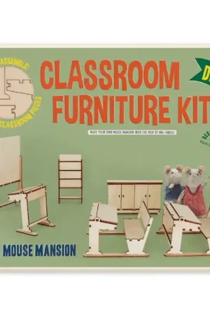 Het Muizenhuis - Klaslokaal (DIY meubelkit) Beperkt Aanbod