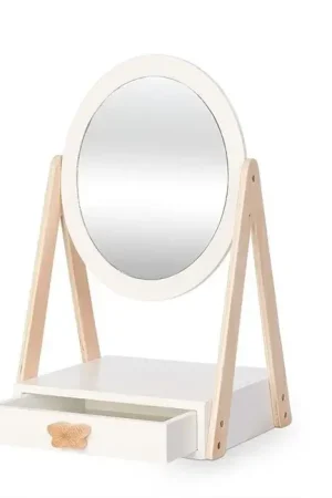ByAstrup - Houten tafelspiegel - wit Aanbieding