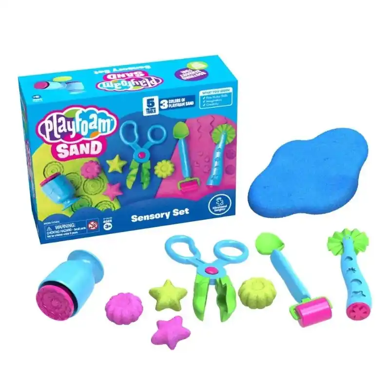 Aanbieding Educational Insights - Playfoam® magisch zand speelset (bak, zand, stempels, roller, stamper, schepper)