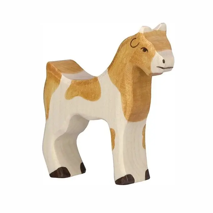 Lage Kosten Holztiger - Houten Dieren - Bok 9 cm