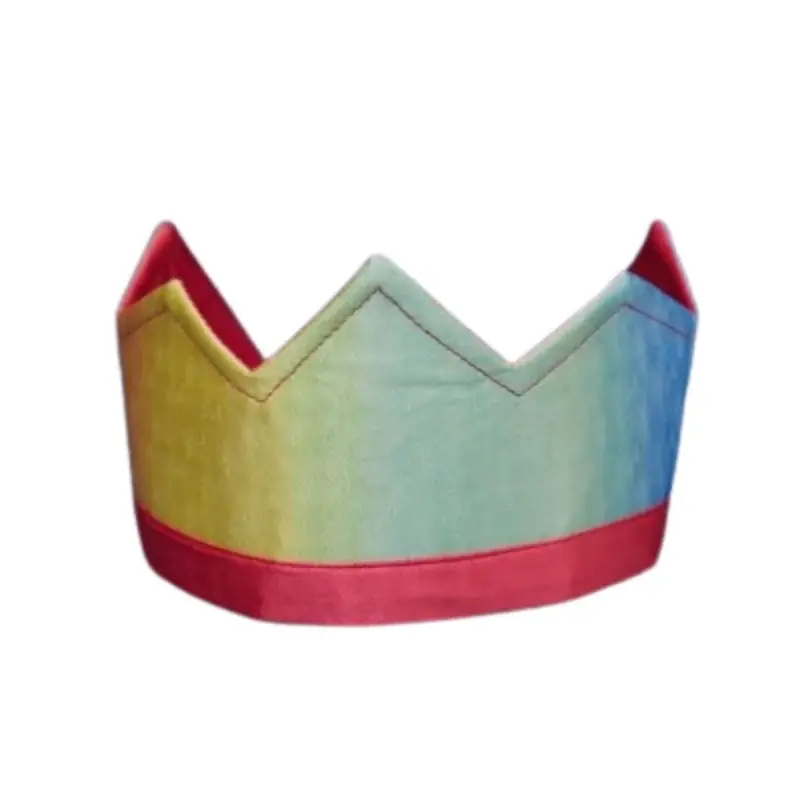 Rechtstreeks Van De Fabrikant Sarah's Silks Kroon - Rainbow