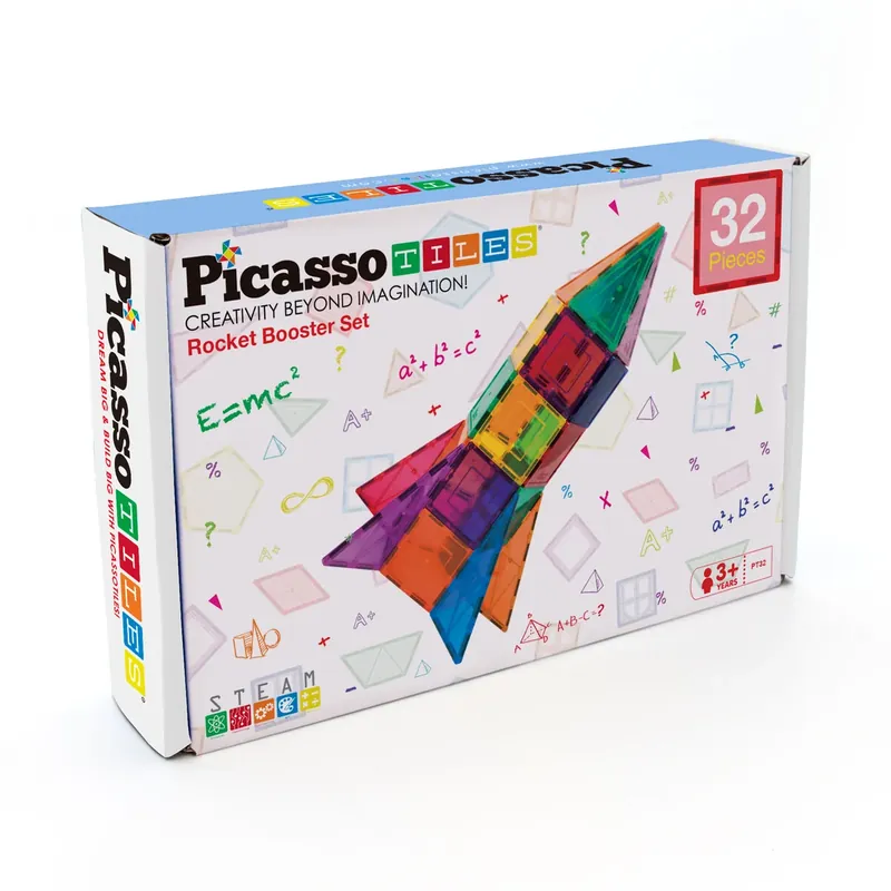 PicassoTiles - 32 stuks Rocket Booster Koop Vandaag