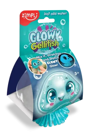 Bestel Nu Zimpli Kids - Glow in the Dark Glowy Gellifish met Slijm
