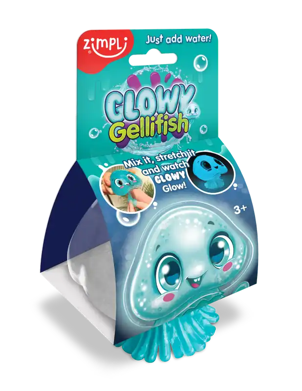 Bestel Nu Zimpli Kids - Glow in the Dark Glowy Gellifish met Slijm