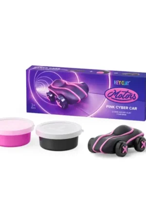 Voordeelprijs Hey Clay - interactieve boetseerkleiset - Motors - Cyber car roze