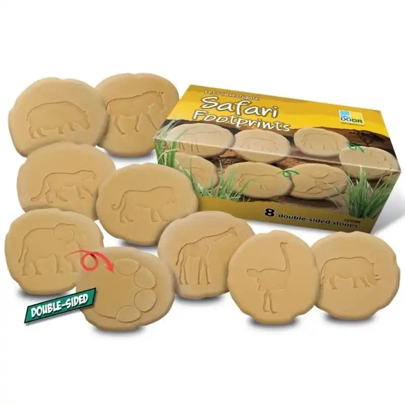 Safari Stempel Stenen dubbelzijdig (8 stuks) - Yellow Door Hoge Kwaliteit