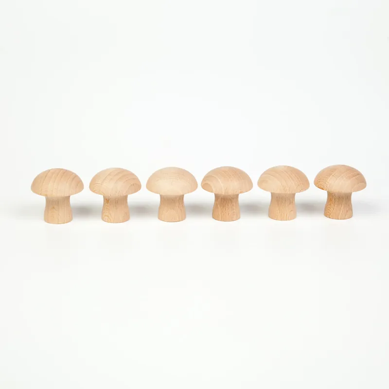 Grapat - Paddenstoel Naturel 6 stuks - Grapat Lage Kosten