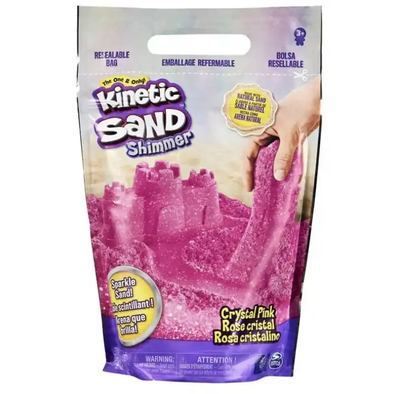 Relevant Play - Kinetisch Glitterend Zand Kristalroze - 907 gram Uitverkoop