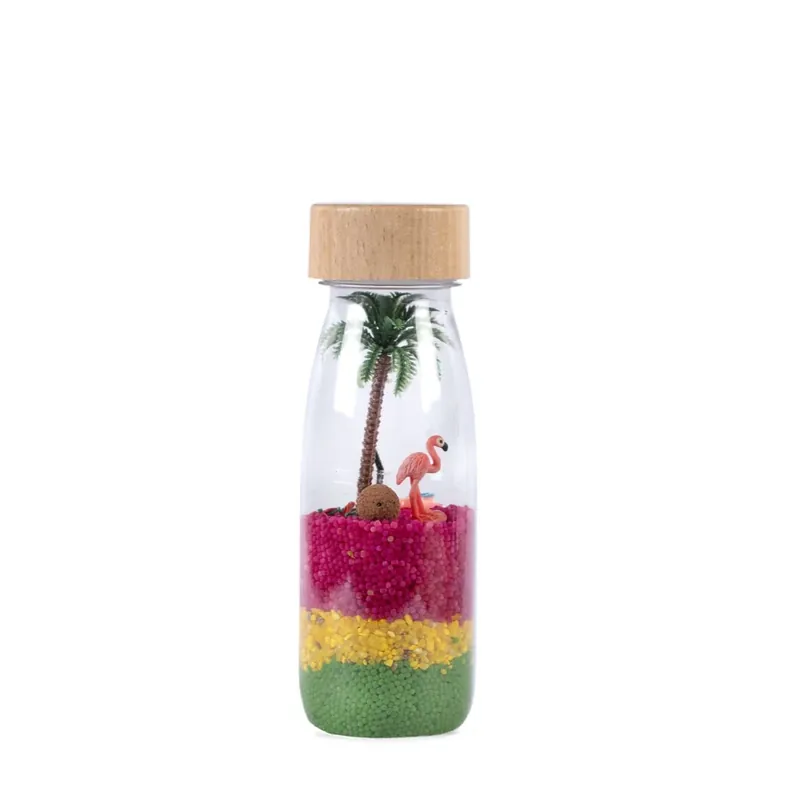 Petit Boum - Sensorische fles - Flamingo Dagaanbieding