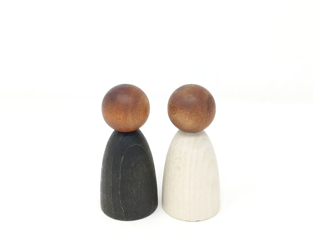 Koop Vandaag Grapat - 2 houten Adult nins® donker - Grapat