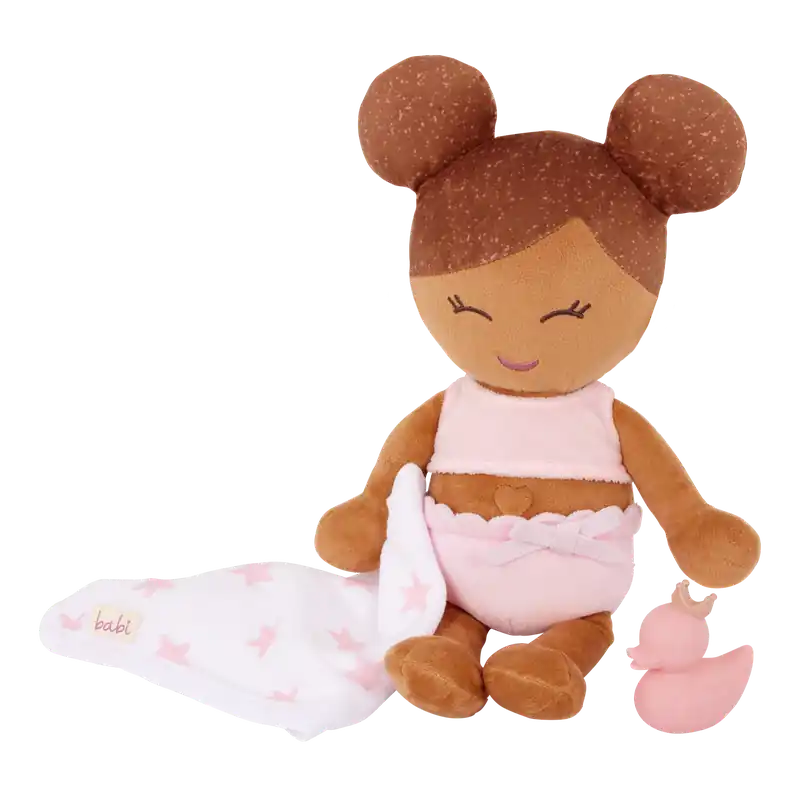 Lage Kosten LullaBaby - Knuffelbadpop met accessoires