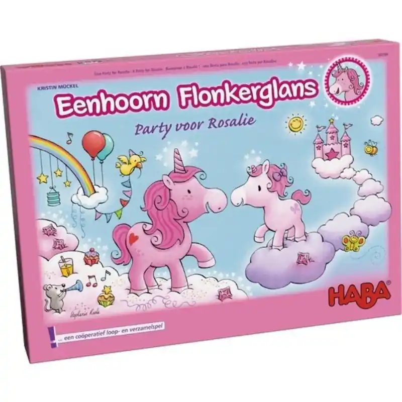 Haba - Eenhoorn Flonkerglans Party voor Rosalie (spel, 3+ jaar) Nieuw