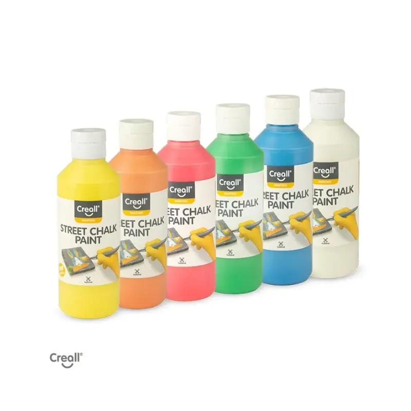 Creall – stoepkrijtverf (6x250 ml) Meest Verkocht