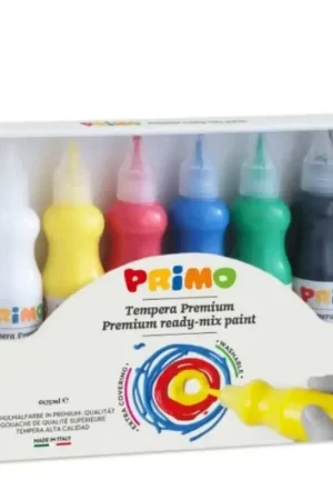 Plakkaatverfset met spuitflacon 6 kleuren (6 x 75 ml) - Primo Veilige Betaling