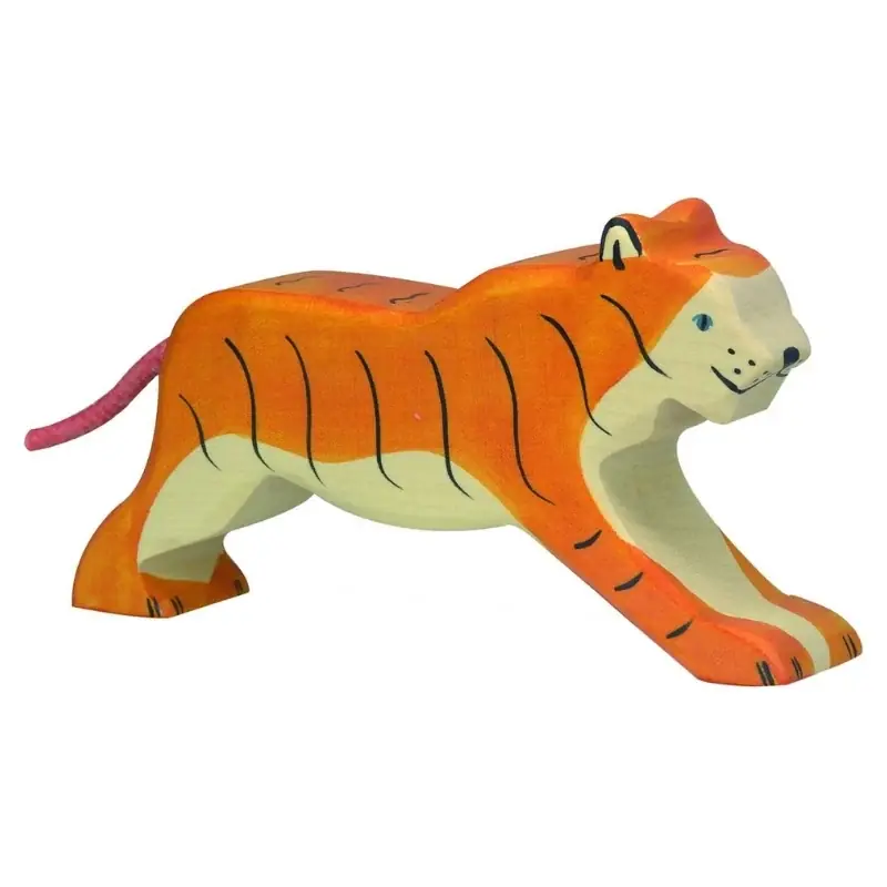 Tijger, rennend - Holztiger Goedkoop
