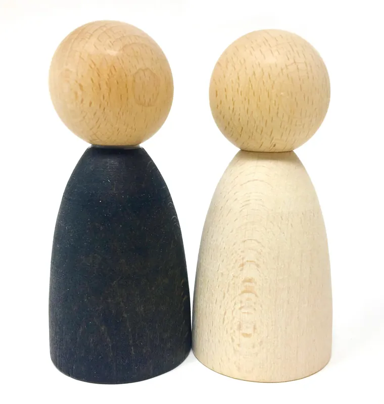 Grapat - 2 houten Adult nins® licht - Grapat Alleen Vandaag