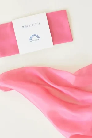 Sarah's Silks Mini Speelzijde Rose - 53x53cm Laatste Kans
