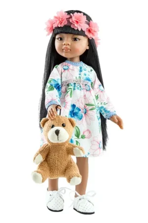 Betaalbaar Paola Reina - Amigas Meily met teddybeer (32cm)