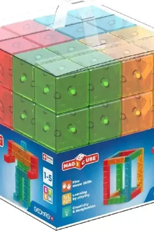 Geomag - Magicube Gem Colors Crystal 64-delig - Magnetisch speelgoed 1-5 jaar Koop Online