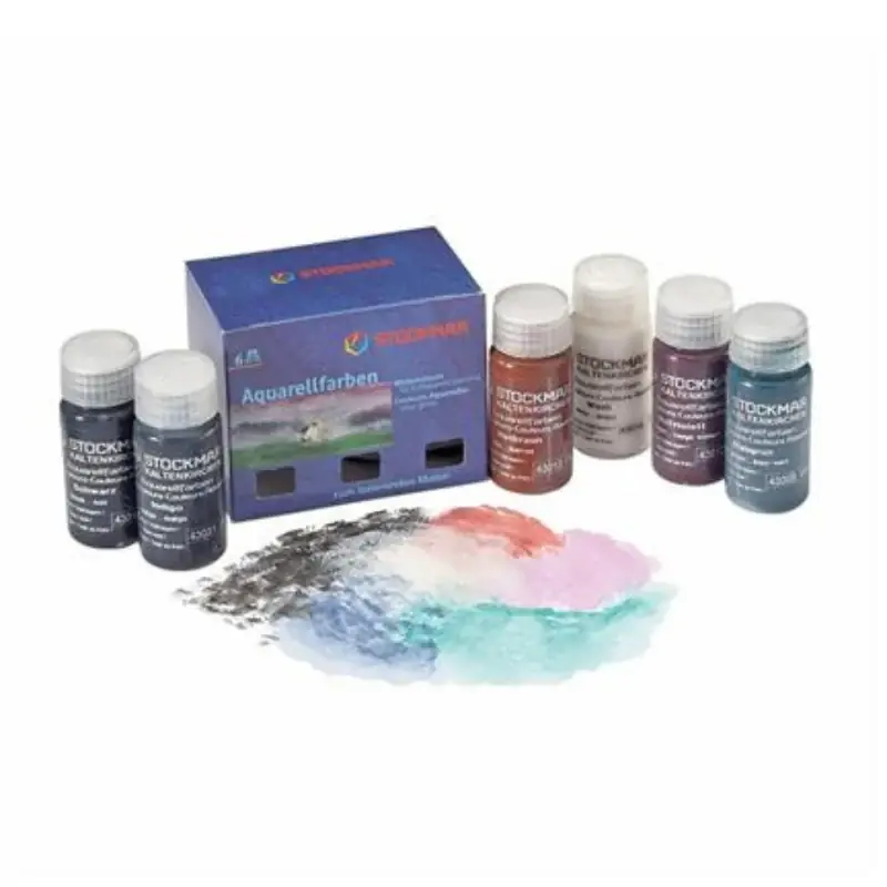 Veilige Betaling Aquarelverf (6 aanvullende kleuren 6x20ml) - Stockmar