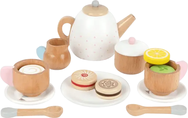 Seizoensaanbieding small foot - Theeset Hout FSC