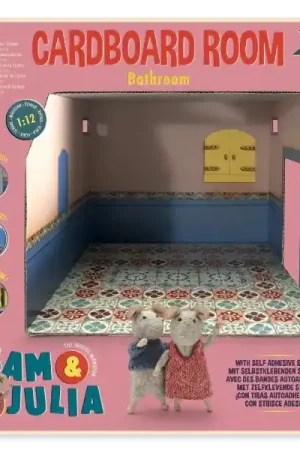 Express Levering Het Muizenhuis - Kartonnen miniatuur badkamer