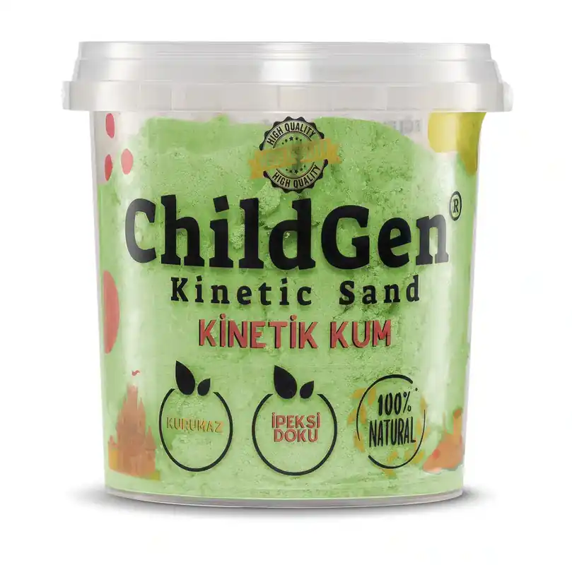 Childgen - magisch zand groen 500gr Beperkte Voorraad