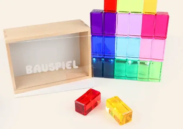Bauspiel 24 XL Lucent Cubes Doorzichtige blokken Betaalbaar