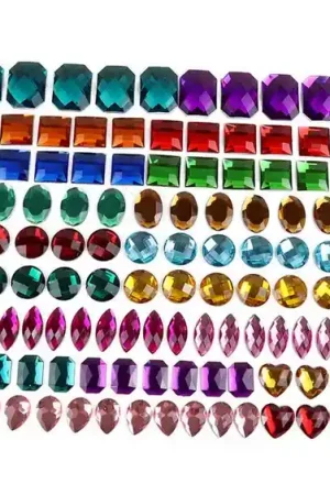 Bauspiel 144 Glitterstenen verschillende soorten Laatste Versie