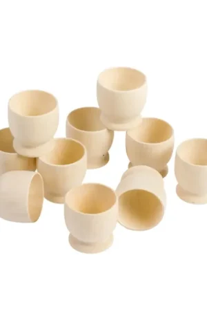 Express Levering Eduplay - DIY houten eierdopjes - 10 stuks