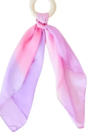 Bestseller Bijtring Bloesem - Speelzijde 50 cm - Sarah's Silks