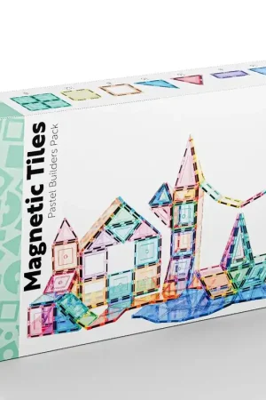Learn And Grow - 112 stuks Pastel Builders - magnetisch constructiespeelgoed Betrouwbaar