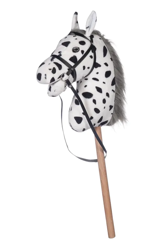 Fabrieksprijs HKM - Stokpaard Hobby Horse - wit gestippeld