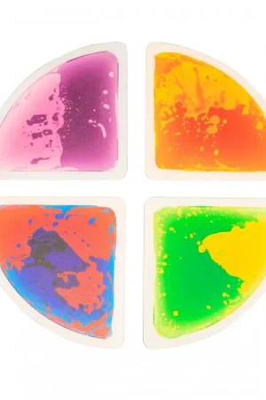 Shop Nu Amaya - 4 Grote Sensorische Liquid Vloertegels (33x33cm) in cirkel