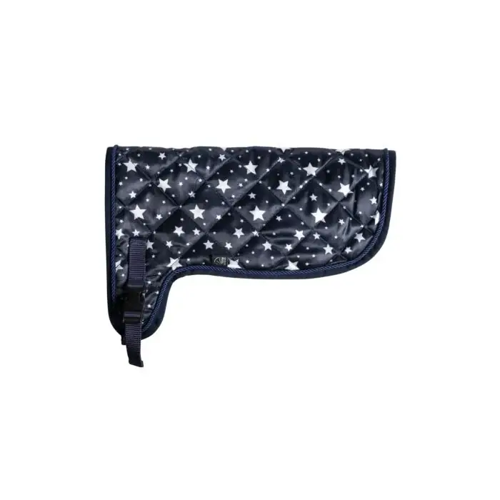 Veilige Betaling HKM - Deken voor stokpaard hobby horse - navy met sterren