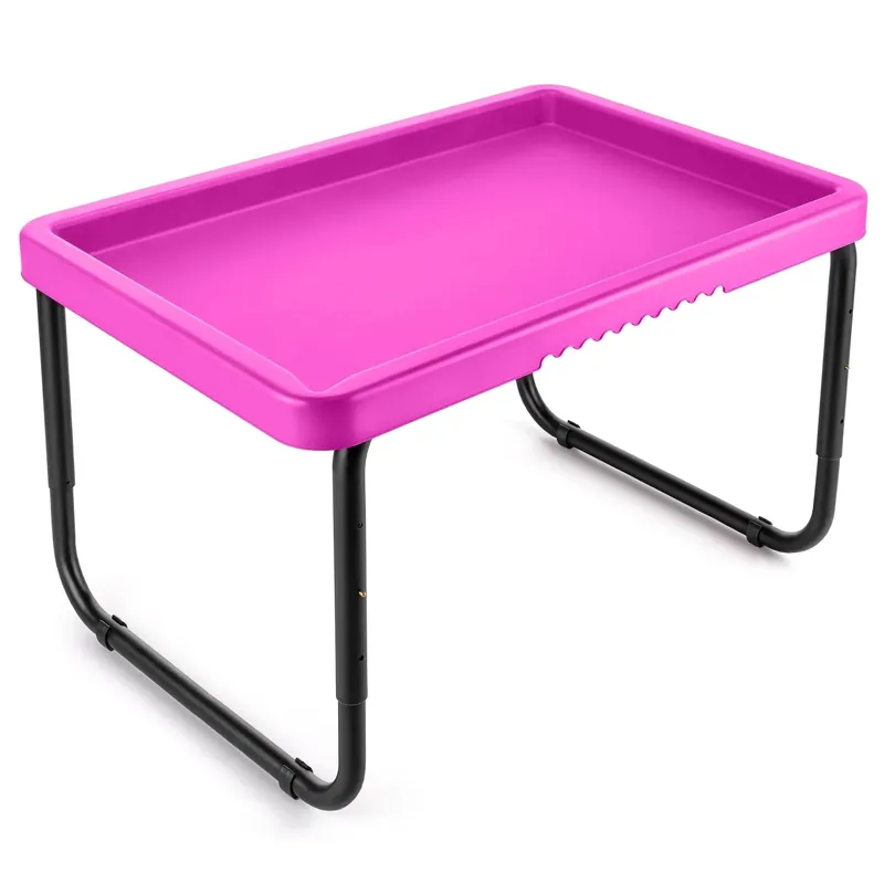 Express Levering Toyrific - Playhouse PlayTray (95cm) Set - Speeltafel roze + Verstelbaar onderstel H 48-55-63cm