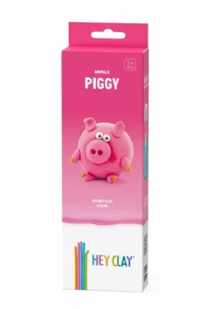 Hey Clay interactieve boetseerkleiset - boerderijdier - varken Goedkoop