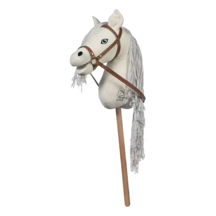 Op = Op HKM - Hobby Horse Mini stokpaard - wit