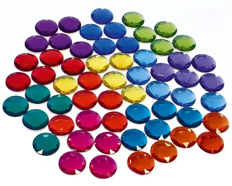 Bauspiel 60 Glitterstenen Groot Uitverkoop