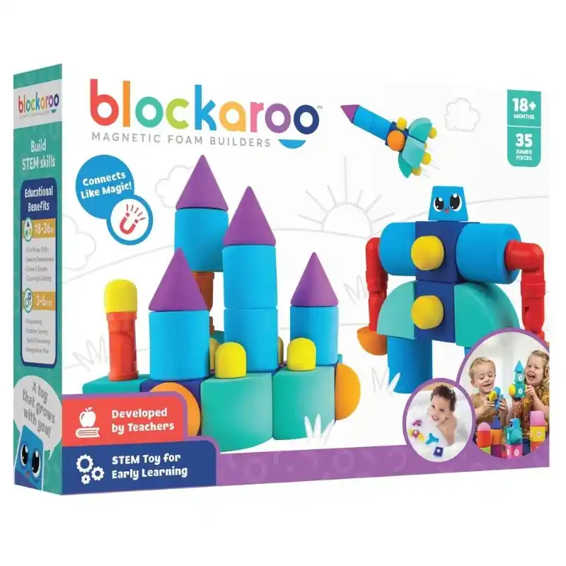 Shop Nu Magnetisch kasteel (35 onderdelen) - Blockaroo